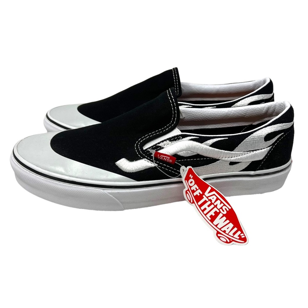 VANS x Rocky Worldwide Black & White Classic Slip-On Shoes